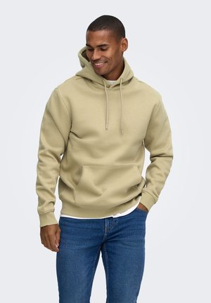 Only & Sons, ONSCONNOR LIFE REG SWEAT HOODIE NOOS - Sweat à capuche - coriander