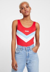 Levi's® - FLORENCE BODYSUIT - Top - brilliant red Miniatuurafbeelding 1