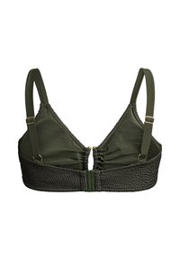 Zizzi MIT STRUKTUR UND EINEM ELEGANTEN DETAIL - Bikini pezzo sopra - climbing ivy
