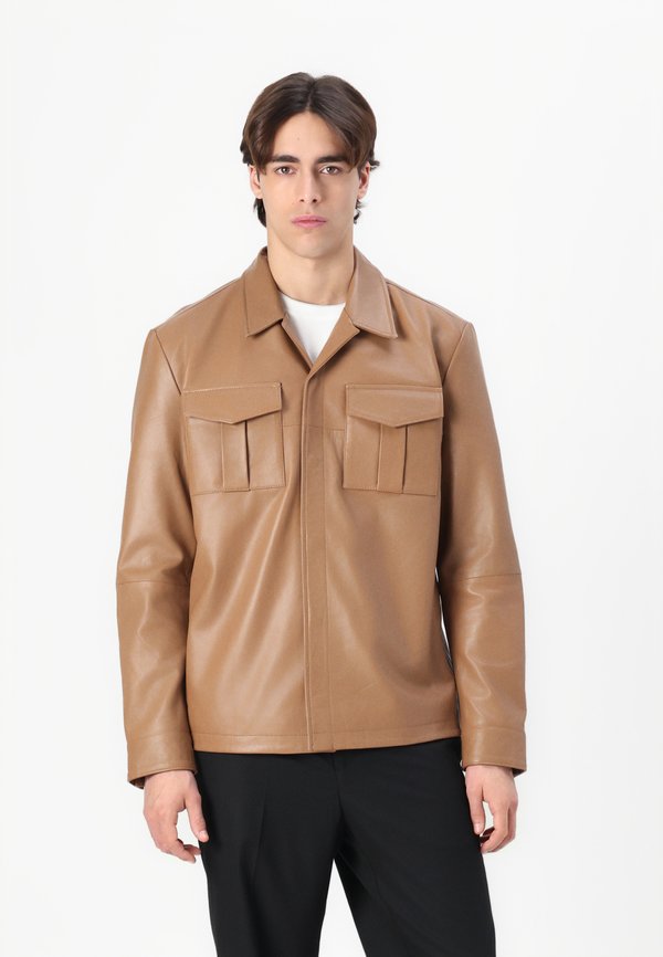 SKINS RELLO JACKET - Leather jacket - sand