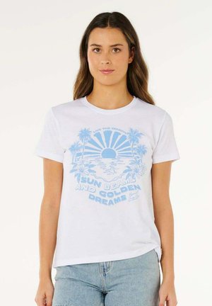 À MANCHES COURTES SUN BEAMS STANDARD - T-shirt con stampa - optical white