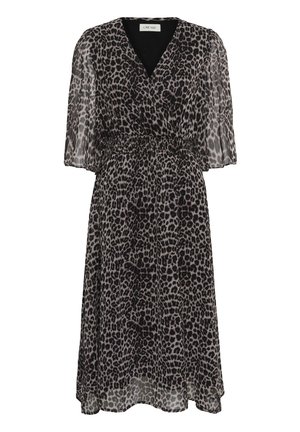 Cream, CRYUNA WRAP DRESS - Cocktailkleid/festliches Kleid - natrual animal spots