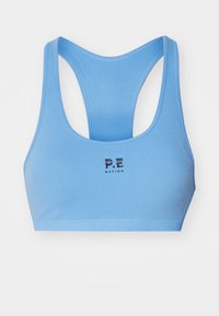 RESTORE SEAMLESS BRA - Light support sports bra - cornflower blue