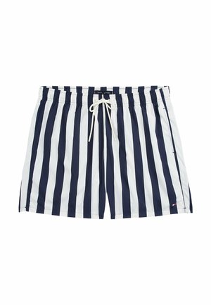 Tommy Hilfiger ORIGINAL ITHACA MEDIUM DRAWSTRING STRIPE - Swimming shorts - ithaca white medium red