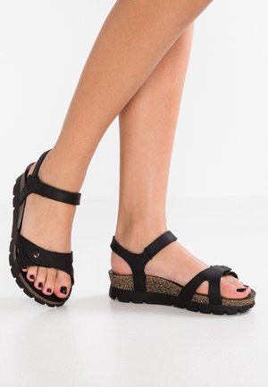 Sandalias con plataforma - black
