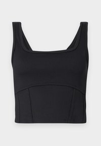 CROP LIFESTYLE TANK - Topp - black