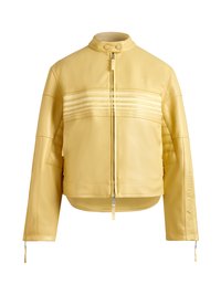 THE RACER - Veste en similicuir - butter yellow