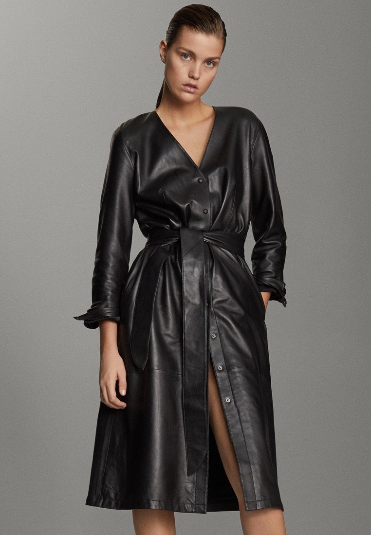 robe noire massimo dutti