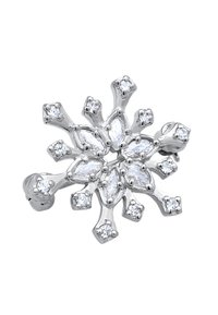 Elli WINTER SNOW FLAKE - Brosche - silberfarben