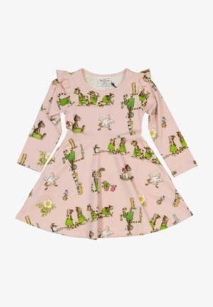 Geggamoja, PETTSON AND FINDUS FLARED LONG SLEEVE - Jurk - pink