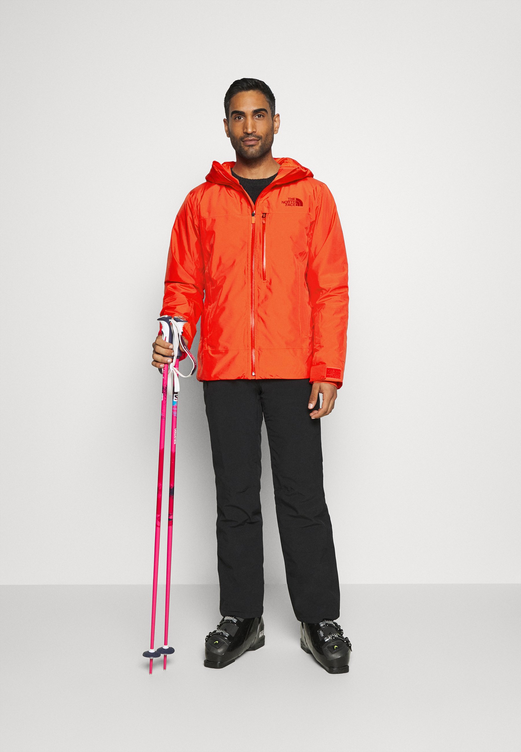 north face red ski jacket