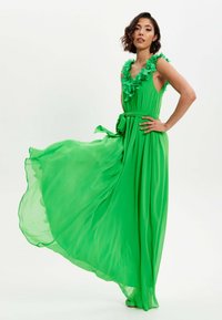 Liquorish LEAF DETAIL - Maxi dress - green