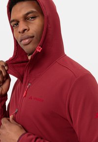 Vaude ELOPE STORM HOODY - Felpa con zip - carmine
