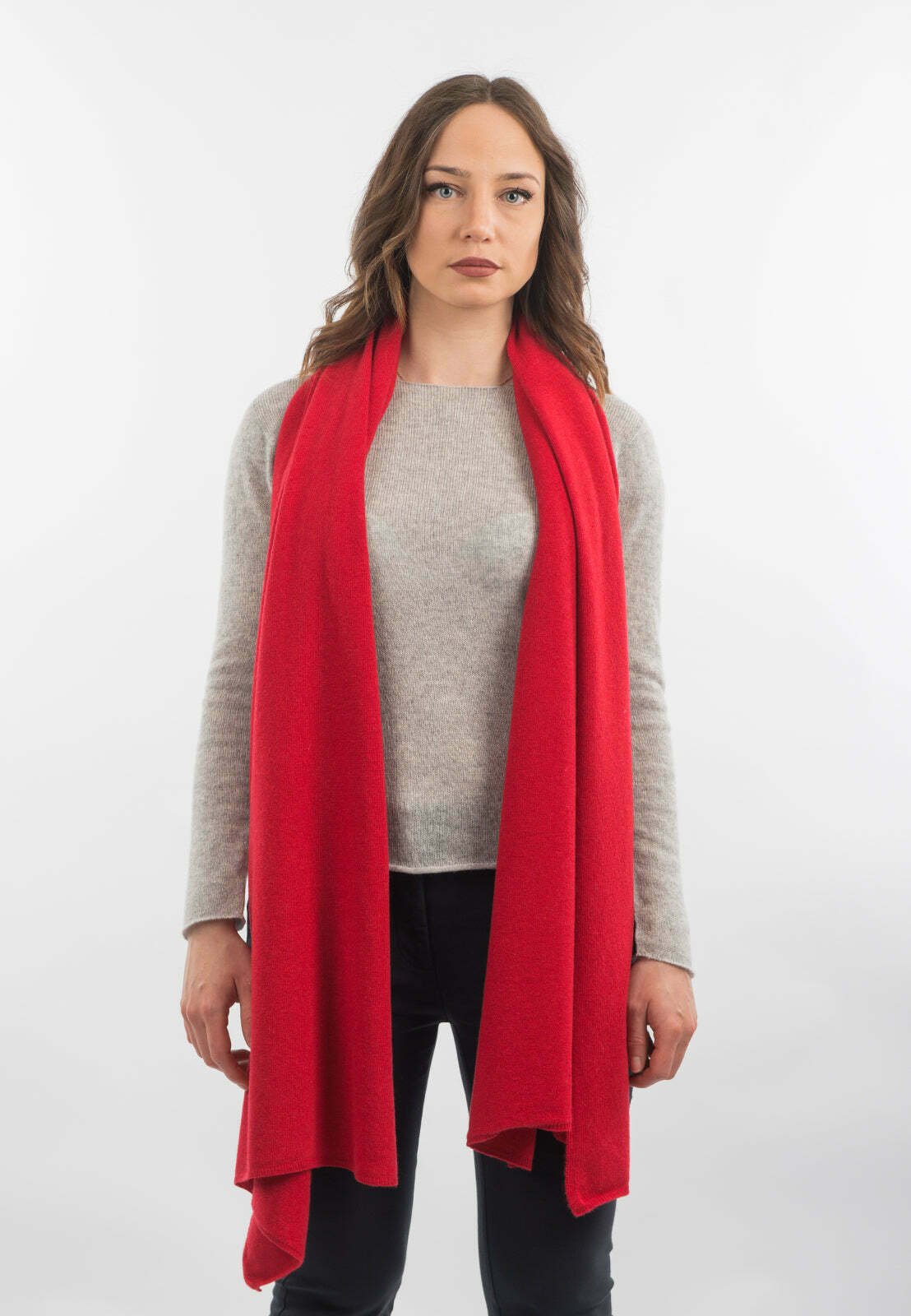 Dalle Piane Cashmere - Sjaal 100% kasjmier - Made in Italy - Dames, Kleur: Geel