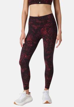 POWER WORKOUT - Collants de running - red tortoise print