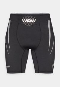 WOW FC VALE TUDO SHORTS - Retuusid - black/silver-coloured grey