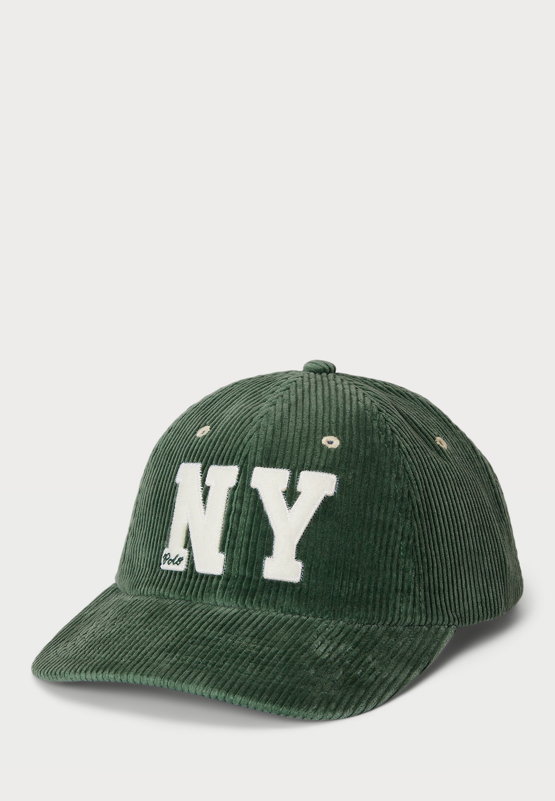 Polo Ralph Lauren NY PATCH CORDUROY BALL CAP - Boné - meadow green