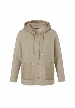 KAPUZEN MIT STEPPDETAILS - Lichte jas - beige