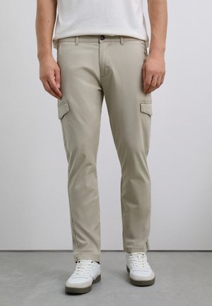 Scalpers, SCALPERS SCNOS SLIM CARGO PANTS - Pantalones cargo - beige