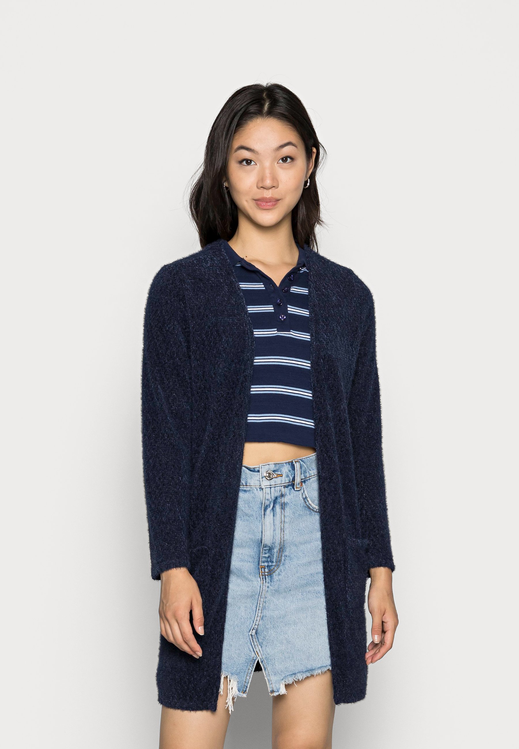 Vila YUMI - Cardigan - navy blazer/dark 