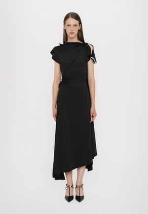 DRAPED DRESS - Juhlamekko - black