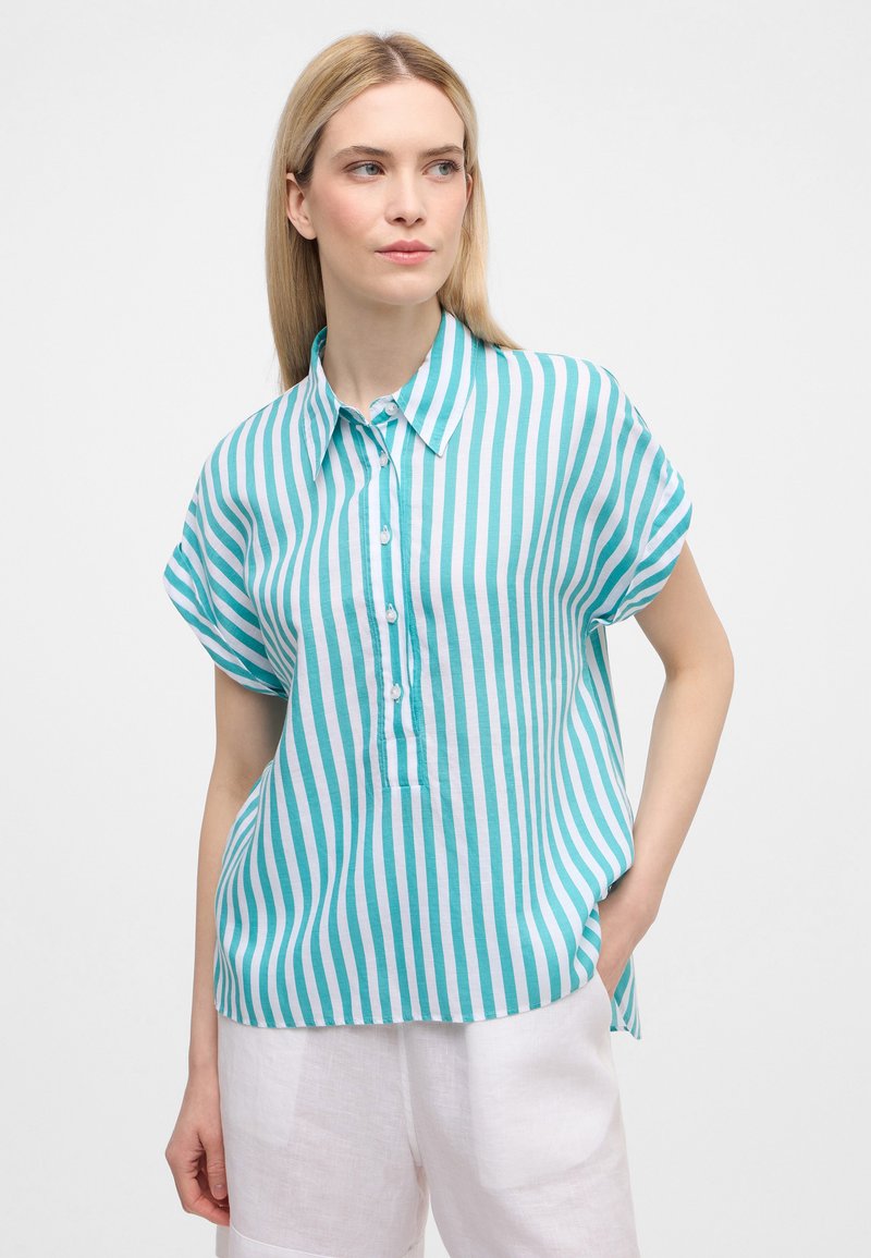 Eterna LEINENBLUSE - LOOSE FIT - Bluse - smaragd