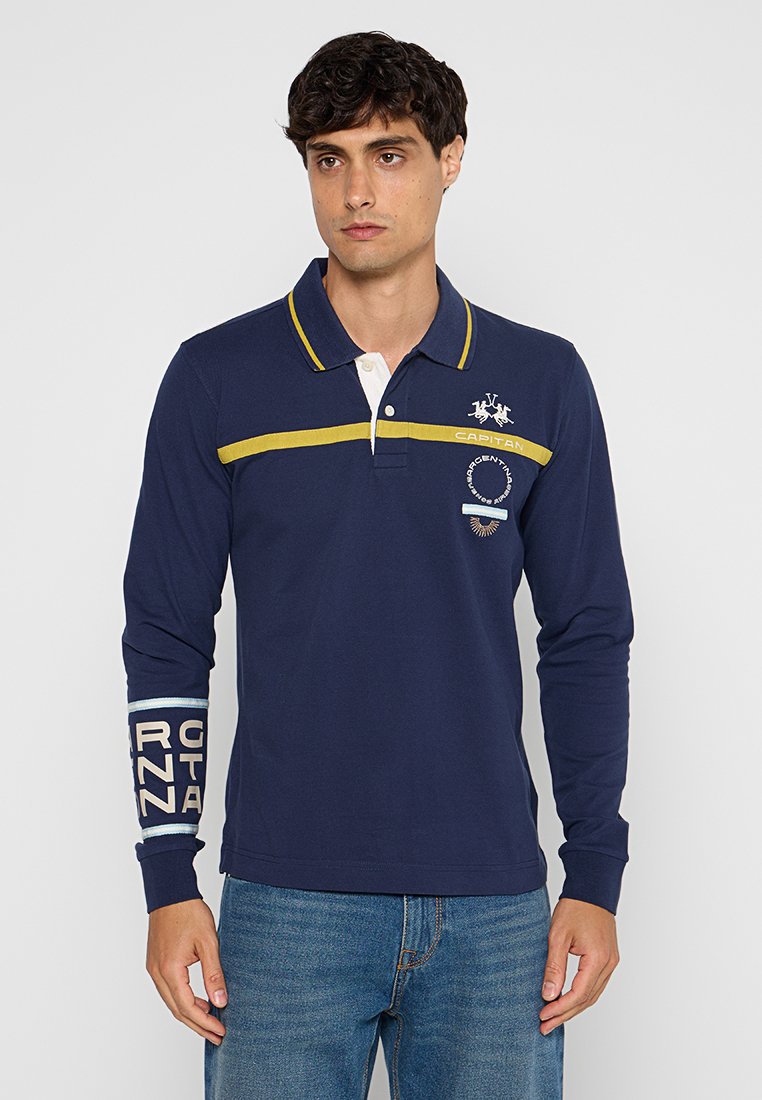 LA MARTINA Poloshirt donkerblauw LA MARTINA Poloshirt donkerblauw