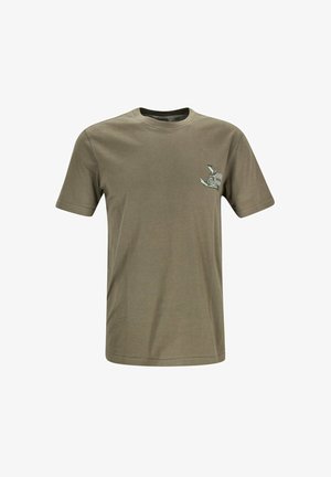 BOSS CASUAL, T SHIRT - T-Shirt print - olive