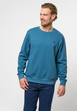 U.S. Polo Assn. O NECK ADLER - Sweatshirt - indian teal