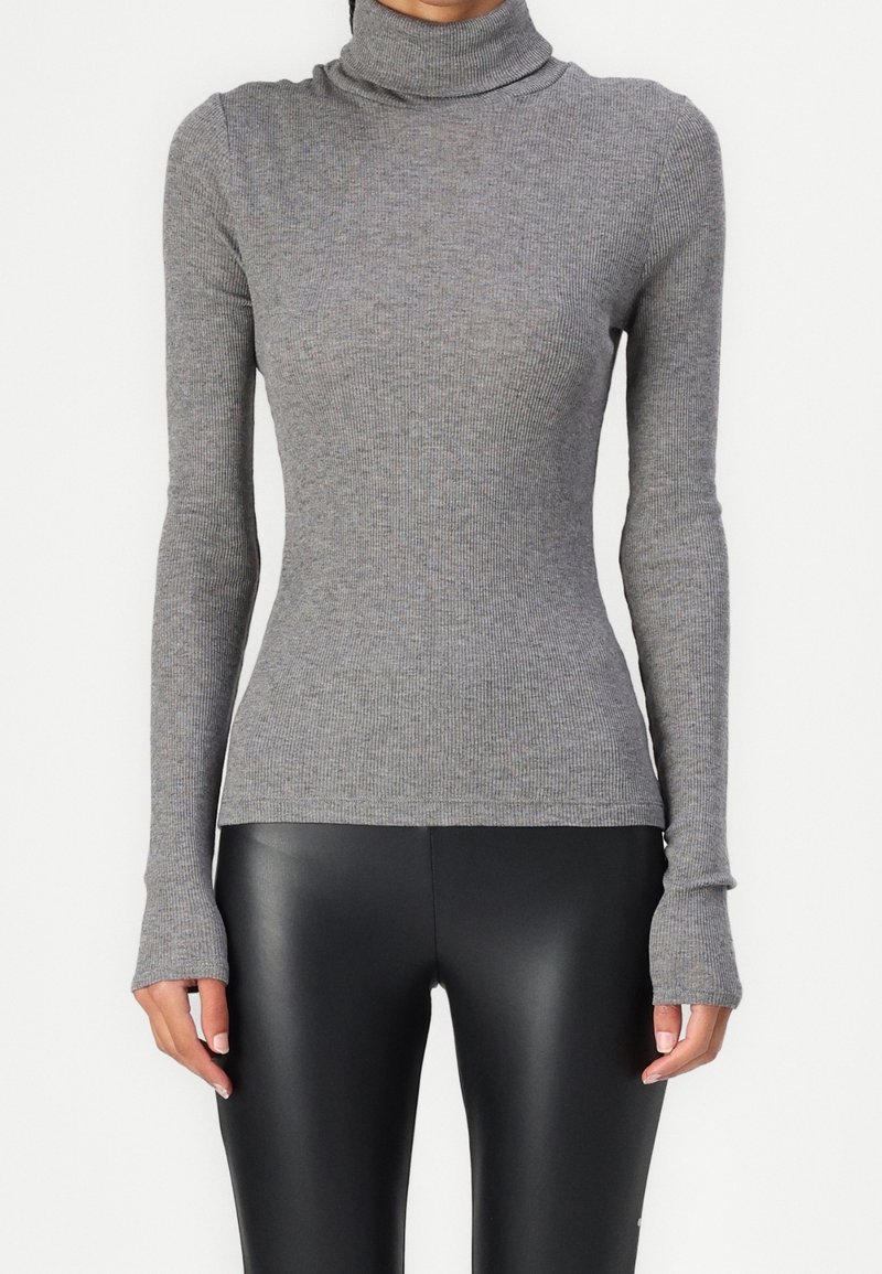 Samsøe Samsøe Langærmet T-shirt - grey