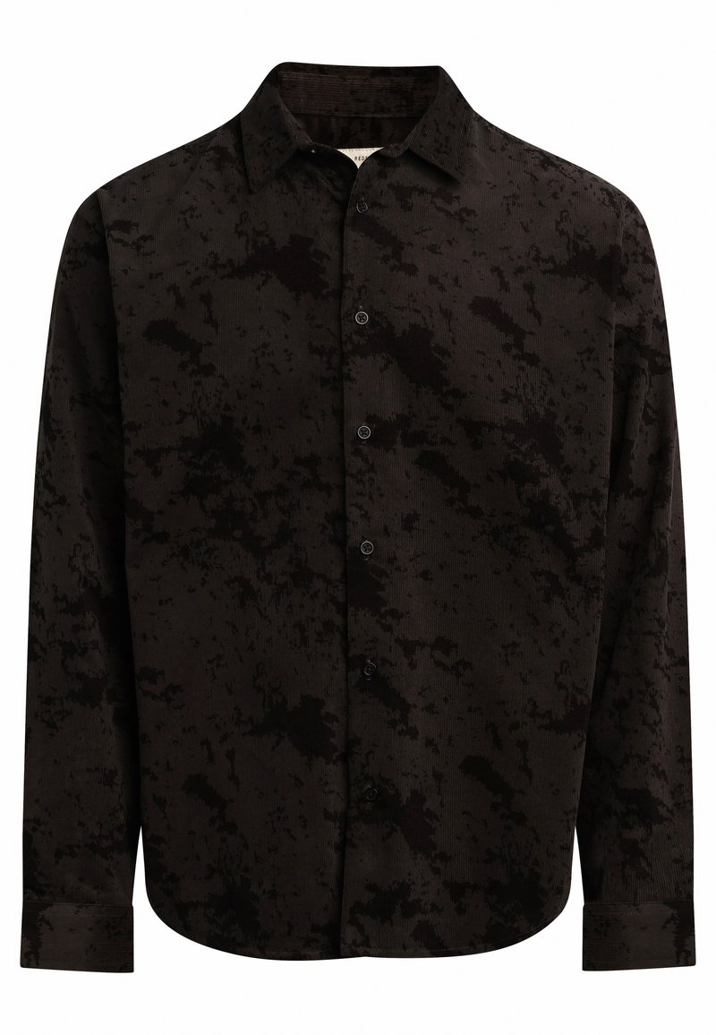 Redefined Rebel Overhemd gemêleerd zwart Redefined Rebel Overhemd gemêleerd zwart