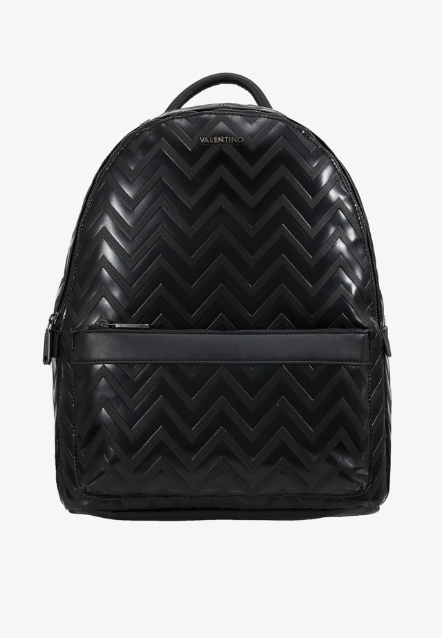 NUTRIA EMBOSSED BACKPACK - Rucksack - nero