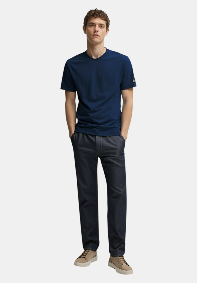 suns pantaloni uomo blu scuro