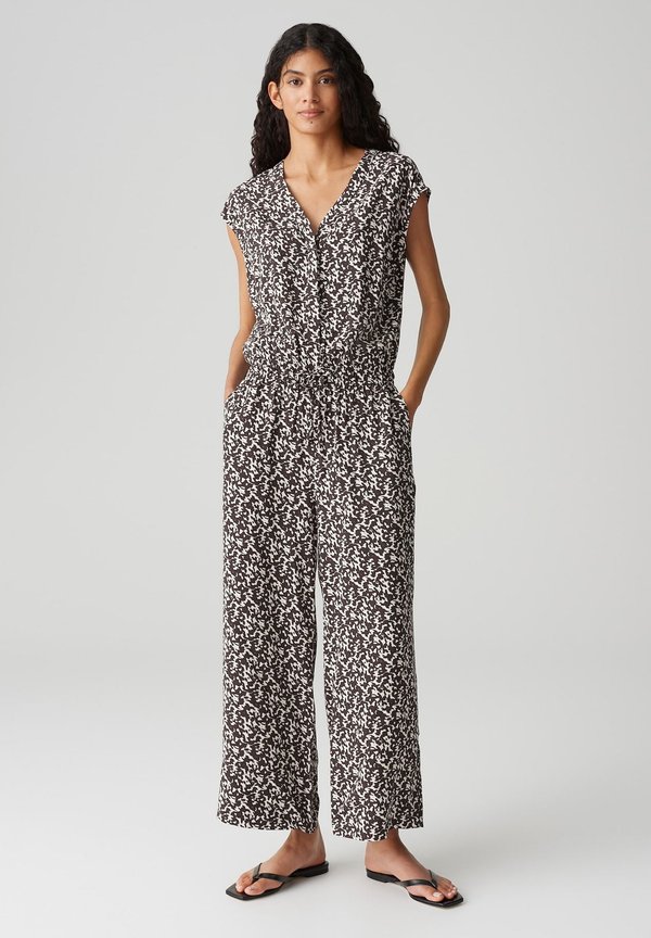 MID RISE CROPPED WIDE FIT PRINT - Jumpsuit