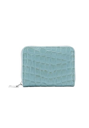 Wallet - croco print ice blue