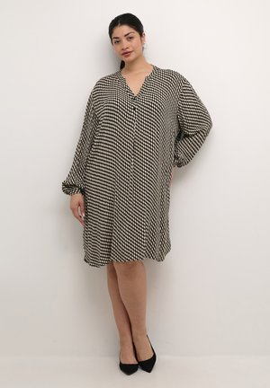 AMI LS PRINTED - Blúzka - black white wavy print