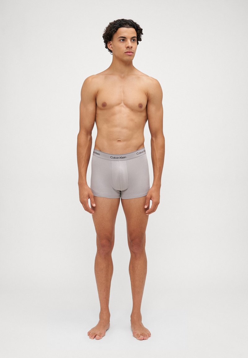 Calvin Klein Underwear TRUNK 3 PACK MODERN COTTON STRETCH - Ozke boksarice - zoni beach/troposphere/ash