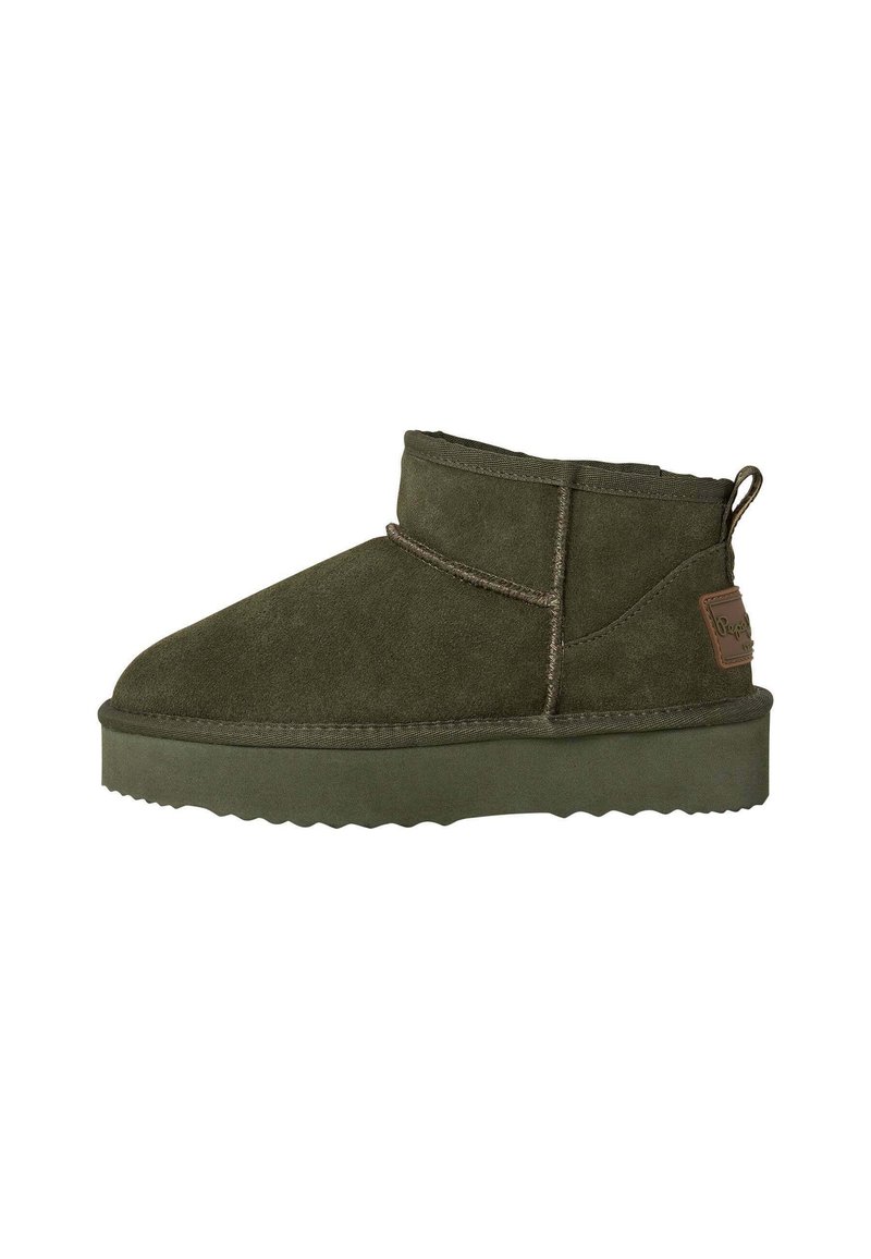 Pepe Jeans DISSY YOUNG W - Vinterstövlar - olive green/grön - Zalando.se