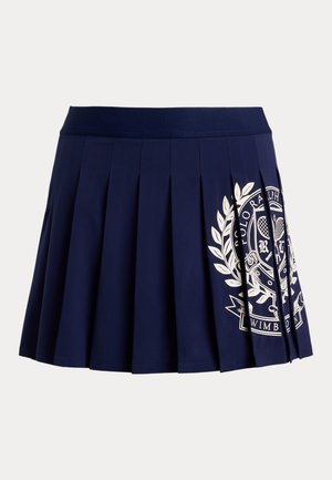 Polo Ralph Lauren, WIMBLEDON LOGO PERFORMANCE PLEATED SKORT - Minijupe - refined navy