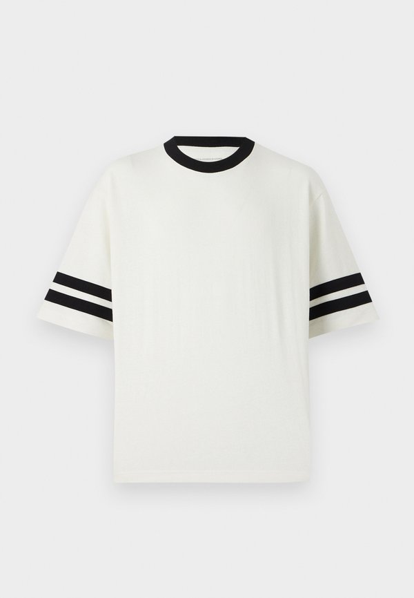 JCORETREAT CONTRAST STRIPE - Print T-shirt - cloud dancer3