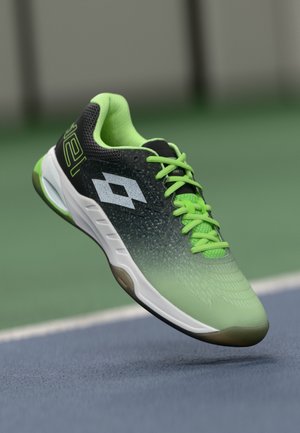 SUPERRAPIDA 100 - Chaussures de tennis toutes surfaces - green apple neo/all white/all black