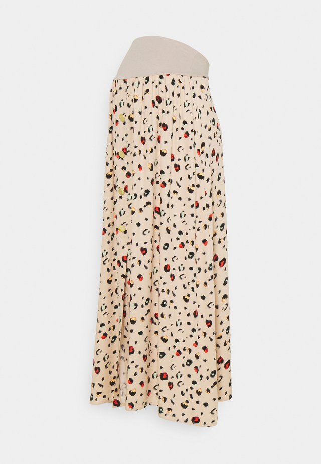KSARA - Maxi skirt - beige