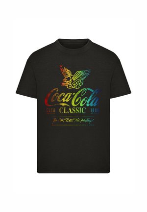 COCA COLA OMBRE GRAPHIC - Print T-shirt - schwarz