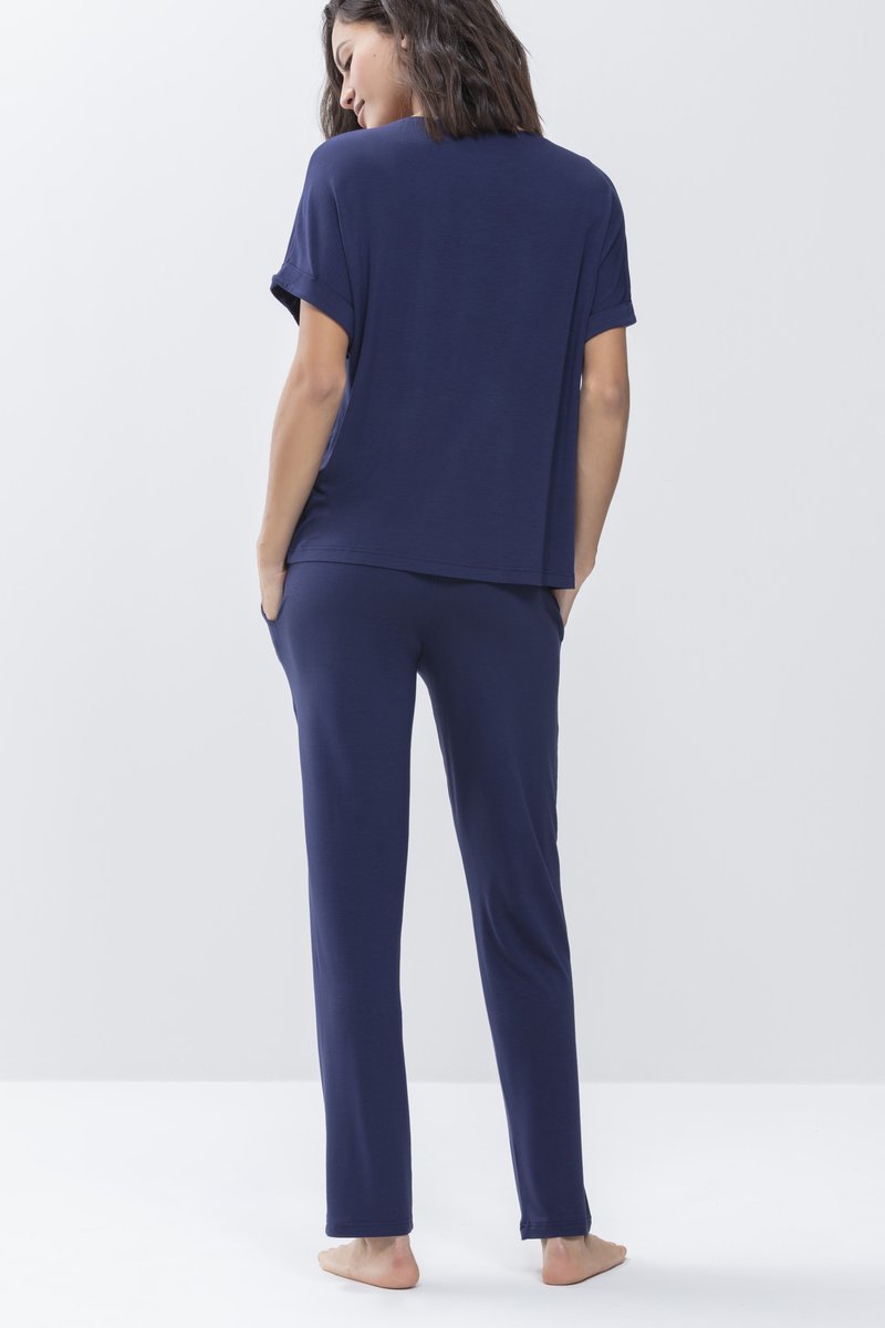 Damen Nachthemden | mey SCHLAFHOSE SERIE SLEEPY & EASY Nachtwäsche Hose true blue/blau - MX32241 Damen Nachthemden | mey SCHLAFHOSE SERIE SLEEPY & EASY Nachtwäsche Hose true blue/blau - MX32241