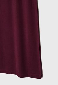 Stradivarius FOLD OVER WAIST - Maxikjol - bordeaux