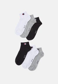 6PK QUARTER UNISEX - Sportzoknik - grey