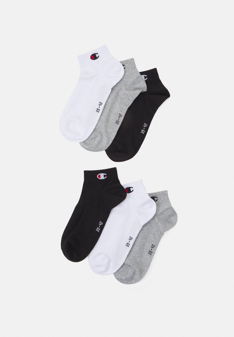 Champion - QUARTER SOCKS 6 PACK UNISEX - Sportske čarape - grey, Povećaj