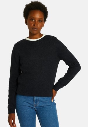 MANCHES LONGUES COL BATEAU - Pullover - marine