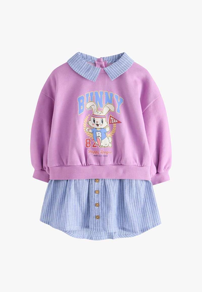Next Vestito casual - blue pink bunny