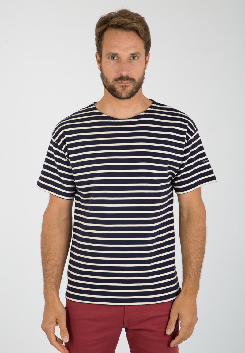 Armor lux DOËLAN MARINIÈRE - T-shirt z nadrukiem